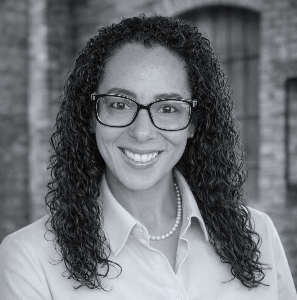 Christina Colon-Rodriguez headshot in black and white